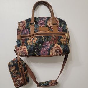 Vintage travel bag  set
